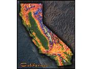 California Topo Wall Map California Topo Wall Map