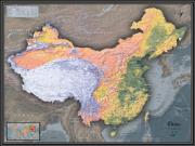China Physical Wall Map China Physical Wall Map