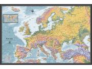 Europe Physical Wall Map Europe Physical Wall Map
