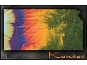 Kansas Topo Wall Map Kansas Topo Wall Map