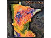 Minnesota Topo Wall Map Minnesota Topo Wall Map