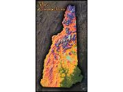 New Hampshire Topo Wall Map New Hampshire Topo Wall Map
