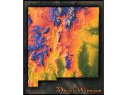 New Mexico Topo Wall Map New Mexico Topo Wall Map