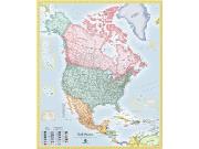 North America Political Wall Map North America Political Wall Map