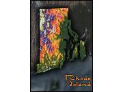Rhode Island Topo Wall Map Rhode Island Topo Wall Map