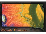South Dakota Topo Wall Map South Dakota Topo Wall Map