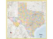 Texas Political Wall Map Texas Political Wall Map