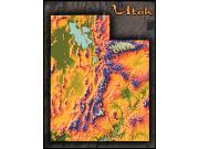 Utah Topo Wall Map Utah Topo Wall Map