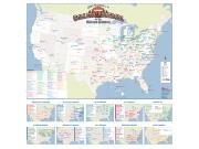 Division 1-A College Football Wall Map Division 1-A College Football Wall Map