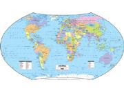 World Political Wall Map World Political Wall Map