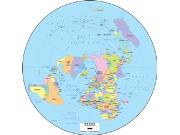 World Political Wall Map World Political Wall Map