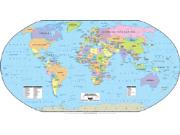 World Political Wall Map World Political Wall Map