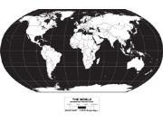 World Simplified Wall Map World Simplified Wall Map