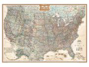 US Executive Wall Map from National Geographic