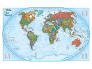World Political Explorer Wall Map World Political Explorer Wall Map