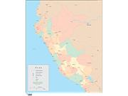 Peru Wall Map