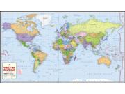 Large World Sea Routes Wall Map Large World Sea Routes Wall Map