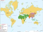 World Religion Wall Map World Religion Wall Map