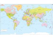 World Sea Routes Wall Map World Sea Routes Wall Map