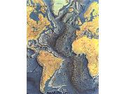 Atlantic Ocean Floor 1968 Wall Map Atlantic Ocean Floor 1968 Wall Map