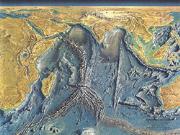 Indian Ocean Floor 1967 Wall Map Indian Ocean Floor 1967 Wall Map