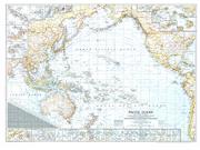Pacific Ocean 1943 Wall Map Pacific Ocean 1943 Wall Map