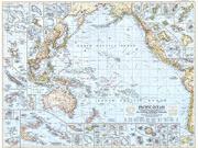 Pacific Ocean 1952 Wall Map Pacific Ocean 1952 Wall Map