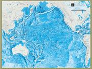 Pacific Ocean Floor Wall Map Pacific Ocean Floor Wall Map