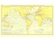 World Mercator 1905 Wall Map World Mercator 1905 Wall Map