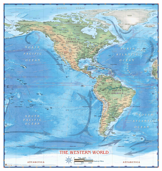 eastern hemisphere physical map