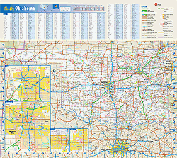 Oklahoma Wall Map GeoNova
