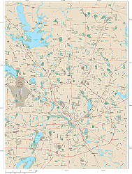 Dallas-TX-Metro-Area Map Resources