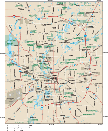 Indianapolis Metro Map