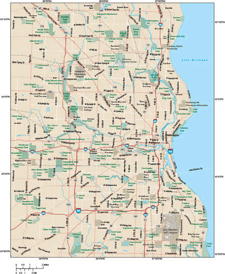 Milwaukee Metro Area Wall Map by Map Resources - MapSales