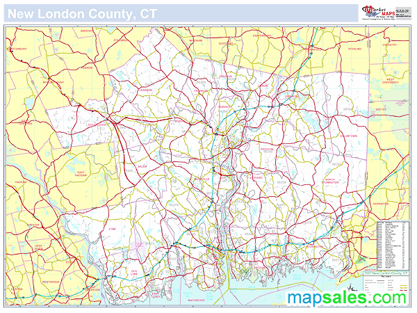 New London Ct Map United States Map 6940