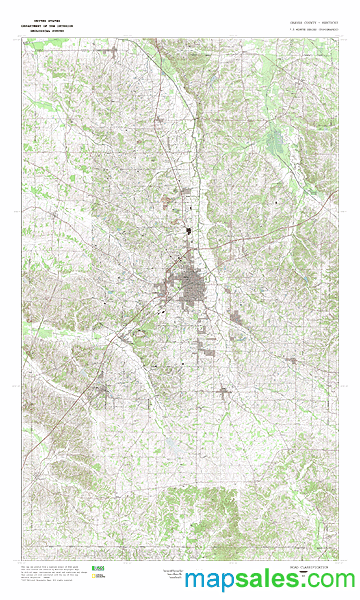 Phelps County Mo Topo Wall Map By Marketmaps Mapsales 7272