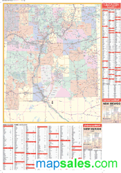 New Mexico Wall Map UniversalMAP   23411 2.GIF