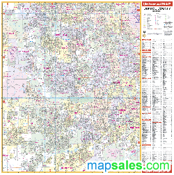 Dupage County Wall Map by UniversalMap